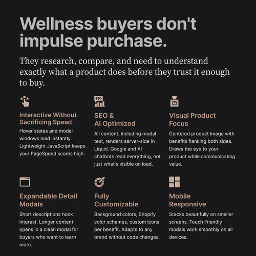 Product MP Benefits Highlight Shopify Section