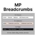 Customizable Breadcrumbs Section for Shopify